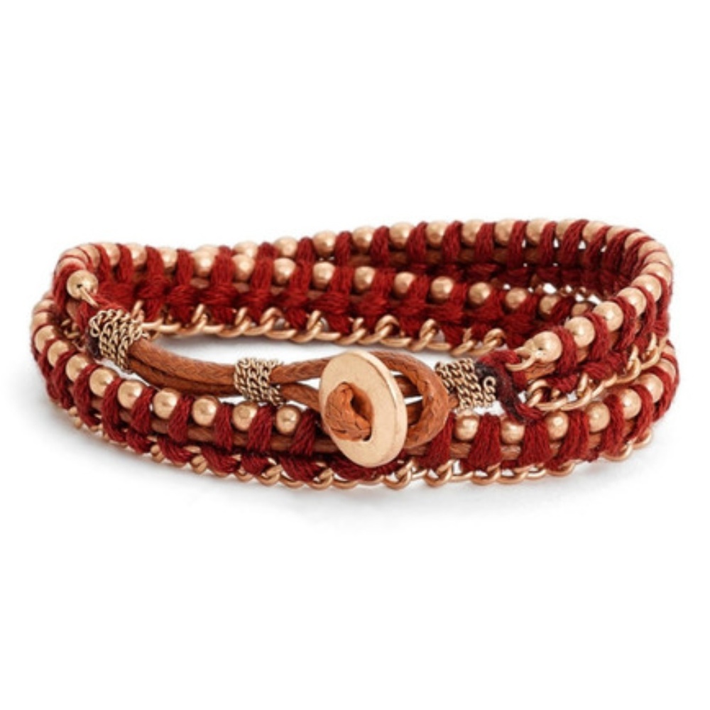 Nordstrom Treasure and Bond Beadd Wrap Bracelet NWT 39